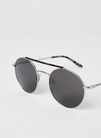 Full Rimmed Round Frame Sunglasses - Lens Size: 53 mm