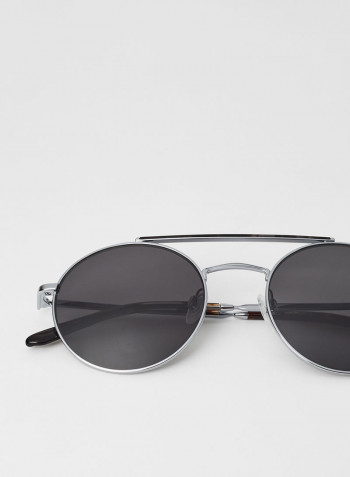 Full Rimmed Round Frame Sunglasses - Lens Size: 53 mm