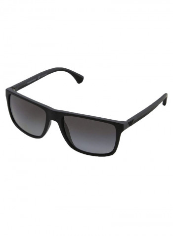Men's Rectangular Sunglasses - Lens Size: 56 mm
