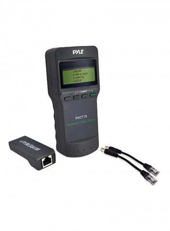 PHCT70 Network Cable Tester Black/Green 8x4x2inch