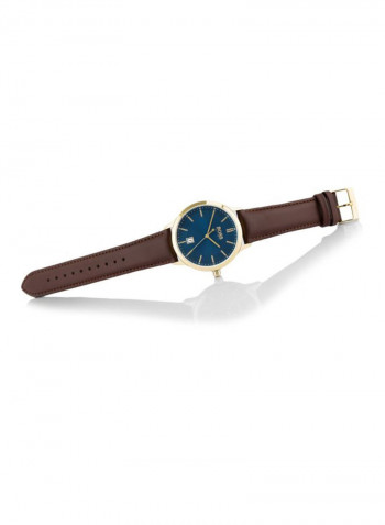 Men's Officer Leather Analog Watch 1513685
