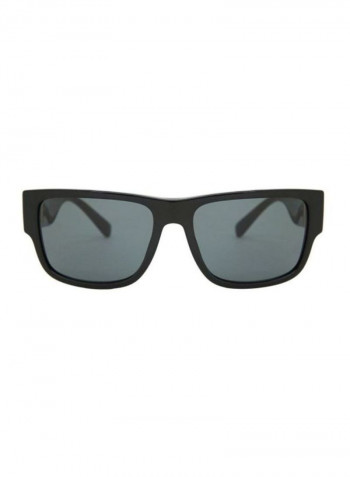 Men's Polarized Rectangular Sunglasses - Lens Size: 58 mm