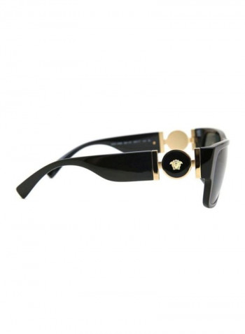 Men's Polarized Rectangular Sunglasses - Lens Size: 58 mm
