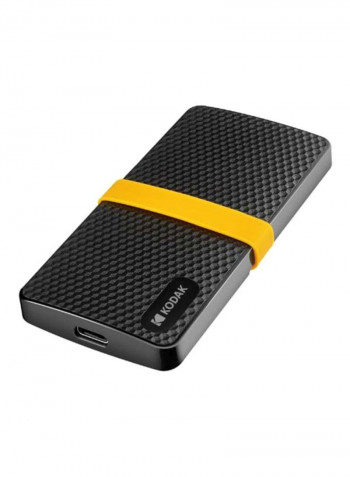 X200 Series SSD External Hard Drive 1TB Black/Yellow