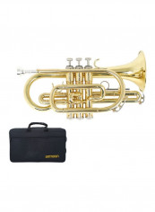 Professional Bb Flat Cornet With Storage Bag