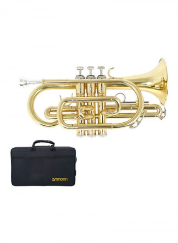 Professional Bb Flat Cornet With Storage Bag