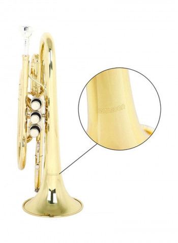 Professional Bb Flat Cornet With Storage Bag