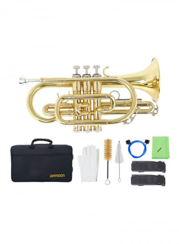 Professional Bb Flat Cornet With Storage Bag