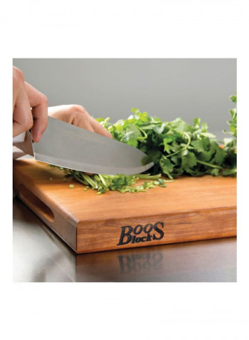 Reversible Cutting Board Brown 18x12x1.5inch