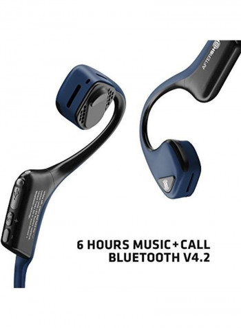 Air Open Ear Wireless Bone Conduction Headphones Black/Blue