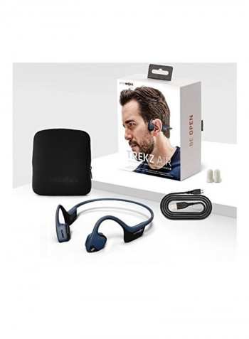 Air Open Ear Wireless Bone Conduction Headphones Black/Blue