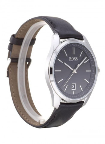 Men's Leather Analog Wrist Watch 1513729