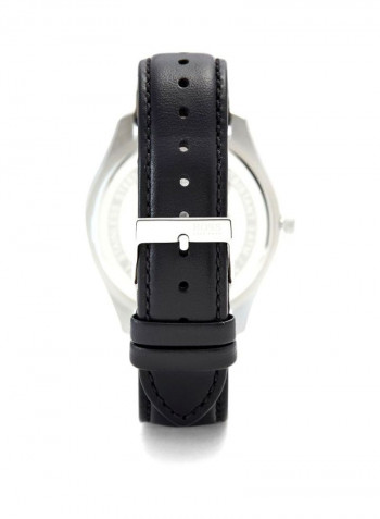 Men's Leather Analog Wrist Watch 1513729