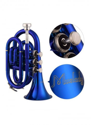 Mini Pocket Trumpet With Accessories