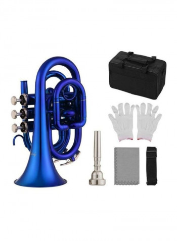 Mini Pocket Trumpet With Accessories