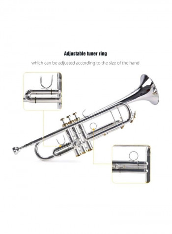 Brass Trumpet With Accessories