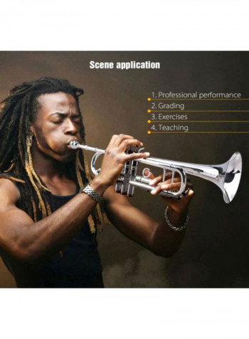 Brass Trumpet With Accessories