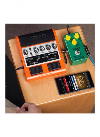 Rechargeable Dual Channel Pedal Style Guitar Amplifier