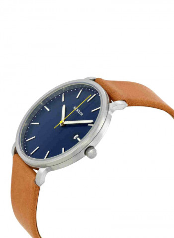 Men's Hagen Leather Analog Watch SKW6279