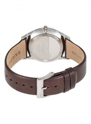 Women's Water Resistant Leather Analog Watch SKW2343
