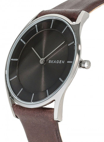Women's Water Resistant Leather Analog Watch SKW2343