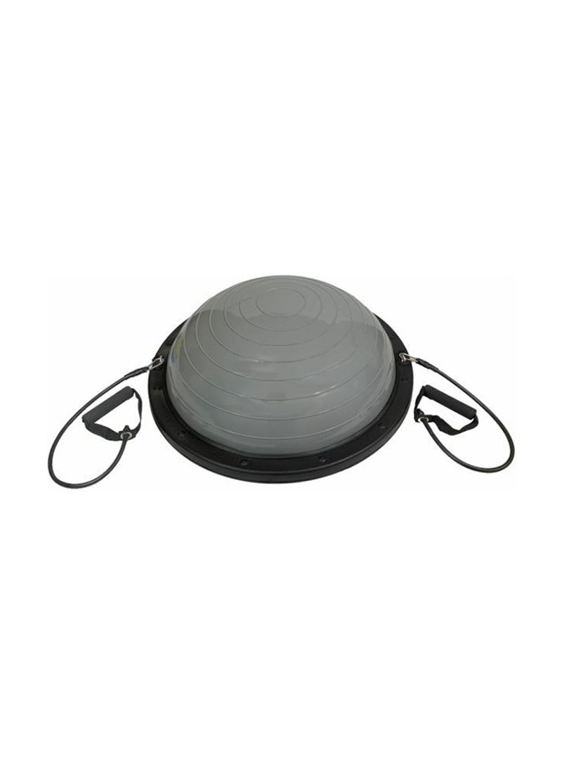 Yoga Half Balance Ball Board Grey Black 65 x 65 x 30cm