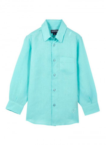 Jessy Long Sleeves Shirt Lagoon