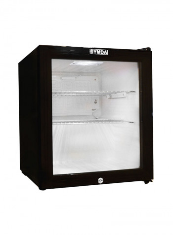 Mini Glass Door Refrigerator 49L 49 l 85 W 60G-Black black