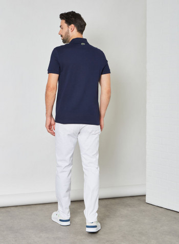 Landscape Badge Polo Navy
