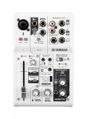 AG Series 3-Channel Mixer And USB Audio Interface AG03 White