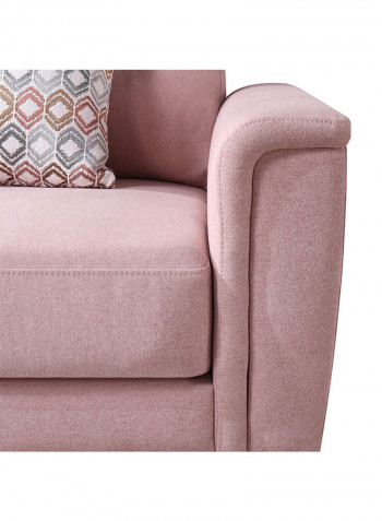 Lima 1-Seater Chair Pink 86x88cm