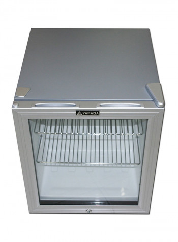Single Door Mini Glass Refrigerator 49 l YCC60G Silver