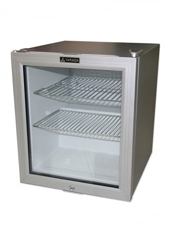 Single Door Mini Glass Refrigerator 49 l YCC60G Silver