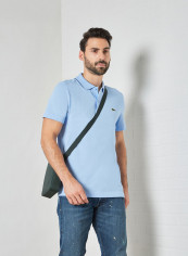 Embroidered Logo Cotton Piqué Polo Blue reviews Embroidered Logo Cotton Piqué Polo Blue