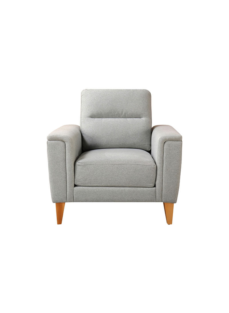 Lima 1-Seater Chair Grey 86x88cm