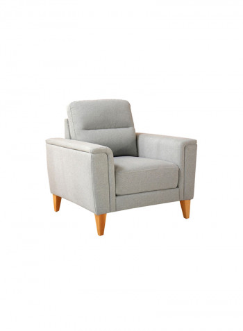 Lima 1-Seater Chair Grey 86x88cm