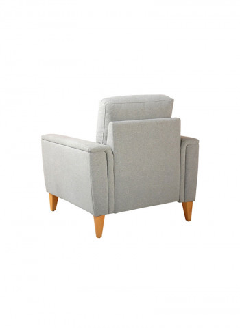 Lima 1-Seater Chair Grey 86x88cm