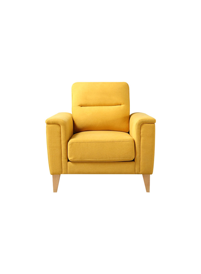 Lima 1-Seater Chair Yellow 86x88cm