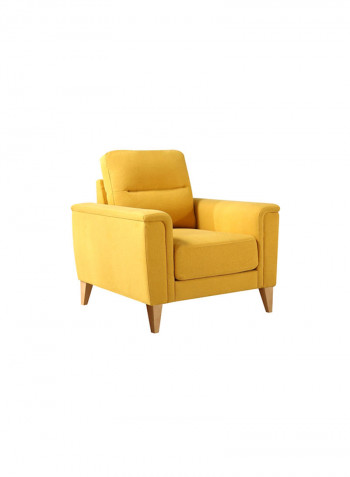 Lima 1-Seater Chair Yellow 86x88cm