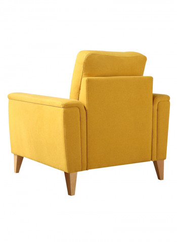 Lima 1-Seater Chair Yellow 86x88cm