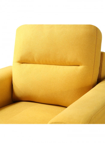 Lima 1-Seater Chair Yellow 86x88cm