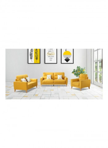 Lima 1-Seater Chair Yellow 86x88cm