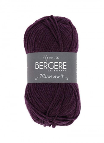 Needle Arts Yarn Purple 147yard