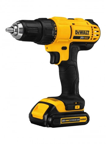 Cordless Drill Driver Yellow/Black 13millimeter