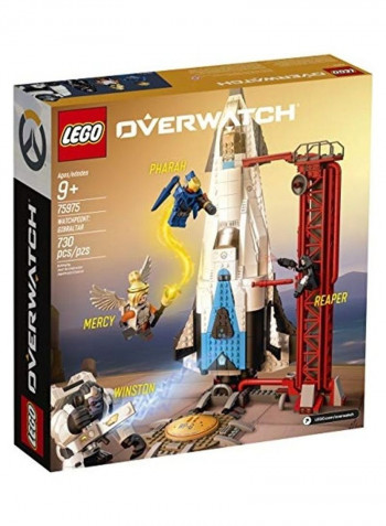 730-Piece Overwatch Watchpoint: Gibraltar Building Toy