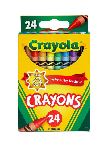 24-Piece Standard Crayon Set CYO523024 Multicolour