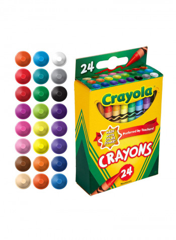 24-Piece Standard Crayon Set CYO523024 Multicolour