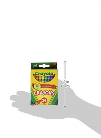 24-Piece Standard Crayon Set CYO523024 Multicolour