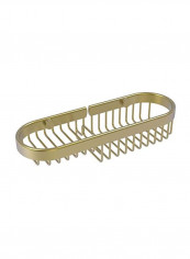 Combination Wired Shower Basket Gold 11x3.6x2.2inch