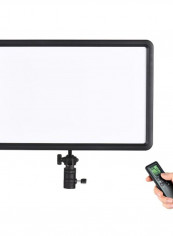 LED Ultra-Thin Video Light Panel With Remote Control White